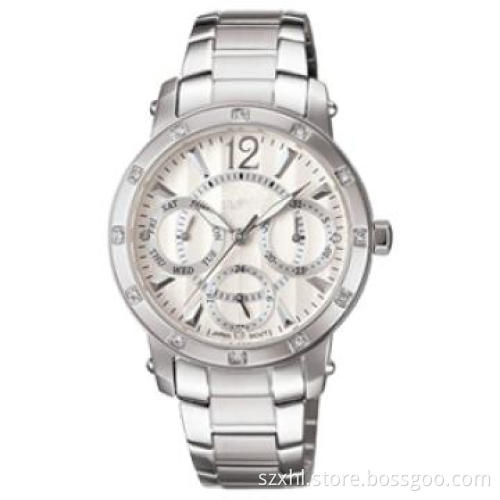 Japan movt water resistant stainless steel back men watches